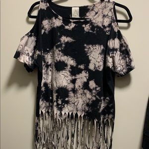 American Age Tye-Dye Fringe Tee